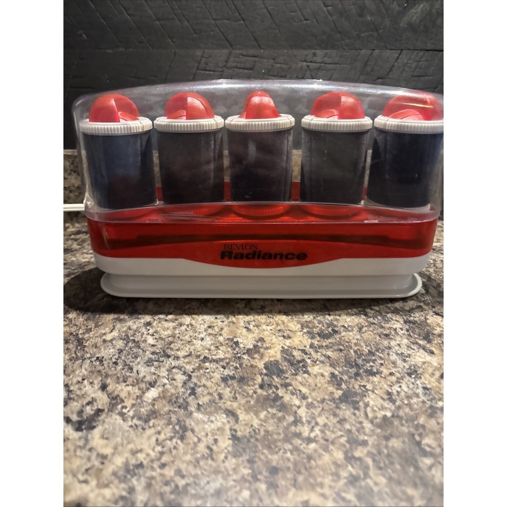 Vintage Revlon Radiance Jumbo Hot Hair Curlers Model #RVH231